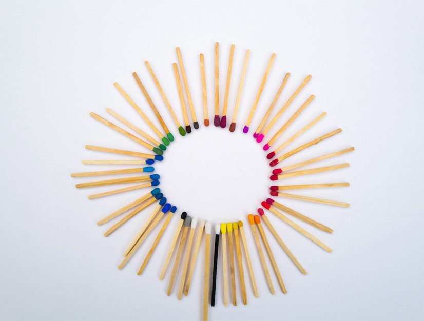 A pack of matchsticks