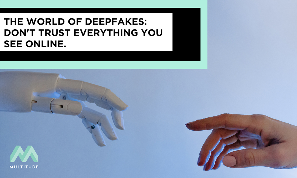 A robot hand reaching for another hand Description automatically generated