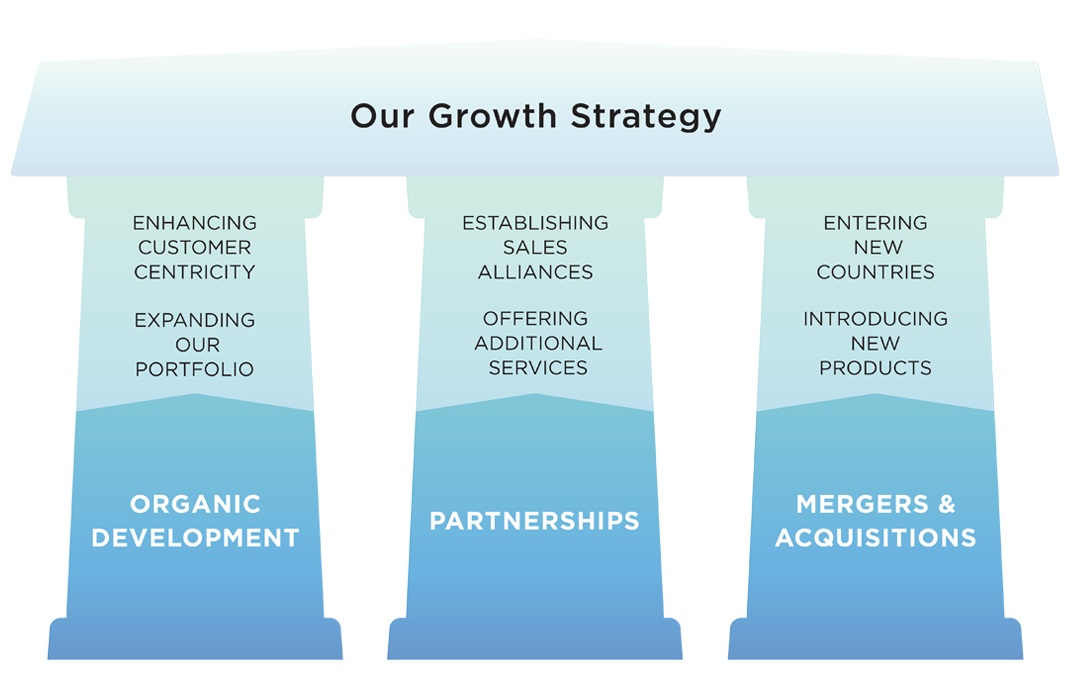 Strategy 3 pillars